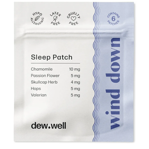 6-Pack Wind Down Sleep Patches with Chamomile to Support Restful Sleep – No Melatonin & No Latex – Wearable, Easy to Use for Adults - Sleepy Stickers
