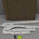 Cardboard Cat Scratcher, Vertical Cat Scratching Board, 23.6 Inch L-Shape Cat Scratch Pads with Built-in Catnip Toy Balls, Wall-Mount Cat Scratchers for Indoor Cats