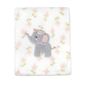 Plush Fleece Throw and Receiving Baby Blankets for Boys and Girls 30x36