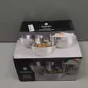 Babish 3-Piece Stainless Steel Mixing Bowl Set  Nesting Metal Bowls for Baking, Cooking, and Meal Prep  Durable & Dishwasher Safe