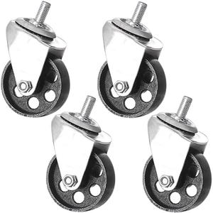 Transmission Jacks Casters, Cast Iron Caster Wheels, Transmission Jack Replacement Parts, Pack of 4