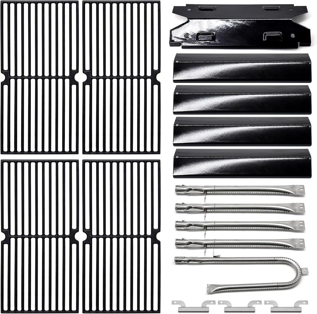 Grill Parts for Brinkmann 810-3660-S, Replacement for Brinkmann 810-3660-S Grates, for Brinkmann Grill 810-3660-S Heat Plate, for Brinkmann 810-3660-S Carry Over Tube, for Brinkmann Burner 810-3660-S