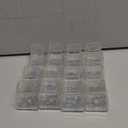 16pcs Square Chair Leg Floor Protectors, Furniture Pads for Hardwood Floors, Furniture Sliders for Chair Legs, Floor Protectors for Chairs, Silicone Chair Leg Caps Cover, Clear, Small