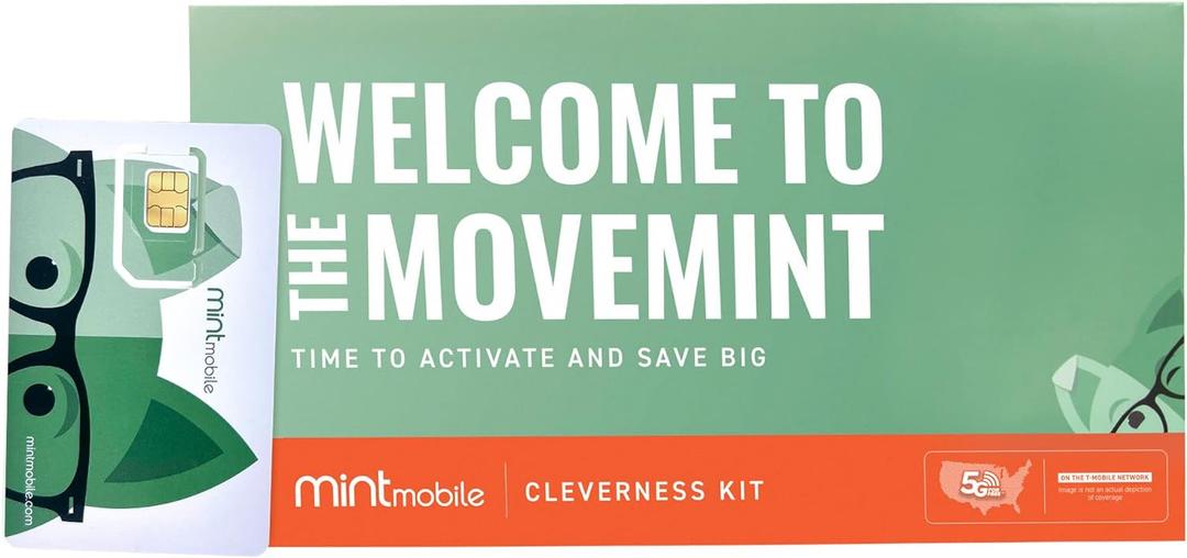 $15/mo. Mint Mobile Phone Plan with 5GB of 5G-4G LTE Data + Unlimited Talk & Text for 3 Months (3-in-1 SIM Card)