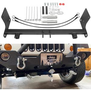 BX1126 Tow Bar Base Plate Tow Bar Bracket for 2007-2018 Jeep Wrangler JK JKU 2/4 Door All Models with Standard Bumper, Replace BX1126