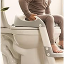 Jool Baby Potty Training Seat with 2 Step Ladder for Toddlers  Splash Guard, Adjustable Height (Gray)