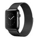 WithIt Stainless Steel Mesh Band for Apple 38/40mm Watch Black Stainless Steel