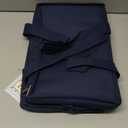 Nook Theory Reusable Insulated Grocery Bag - Leak Proof, X Large Cooler Bag - Insulated Shopping Bags for Groceries - Travel Cooler Bag for Frozen and Hot Food with Zippered Top (Deep Blue)