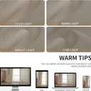 CUCRAF Linen Sheer Curtains 72 Inches Long 2 Panels Set, Semi Sheer Rod Pocket Window Treatment Voile Drapes for Living Room Bedroom(37''W x 72''L, Linen)