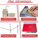 Stained Glass Grinder, Portable Glass Grinder Art Grinding Tool with 5/8" Diamond Grinder Bit