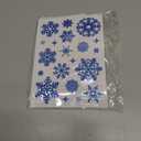 180 Self-Adhesive Snowflake Shaped Stickers - Christmas Party Favor Decoratives for Supplies, Cards, Gift Bags & Presents