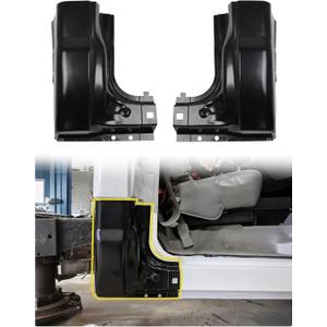 Mountainpeak Black Cab Corner Kit Fit For 1999-2016 Ford Super Duty F250 F350 Reg & Super Crew Cab Corners