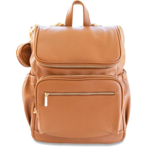 Leather Diaper Bag Backpack, Multi-Function, Anti-Theft, Waterproof Fast Ship