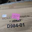 Signature Design by Ashley Burkhaus Traditional Upholstered Dining Chair, Set of 2, Dark Brown, 21"W x 24"D x 36"H