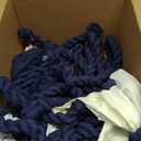 24 Pack Navy Blue Table Runners 10Ft Cheesecloth Table Runner Rustic Gauze Table Runner Romantic Long Sheer Fabric Cheese Cloth Table Runner for Wedding Party Bridal Baby Shower (24 Pack 10Ft)