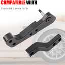 Short Throw Shifter Billet Aluminum Shifter Compatible with Toyota GR Corolla 2023+ Black Anodized