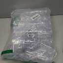 50 Pack Hard Plastic Coffee Cup with Handle, 8 Oz Disposable Coffee Mug Bulks, Heavy Duty Clear Drinking Cups for Espresso, Hot & Cold Beverage, Tea Party, Dessert, Wedding, Restaurant