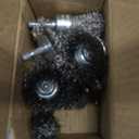 10 Pcs Wire Brush for Drill, Coarse Carbon Steel Crimping Wire Wheel Brush, 1/4 Inch Hex Shank, Cup Brush Drill Bit for Cleaning Rust, Stripping and Abrasive