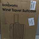 Wine Suitcase for Airplanes 12 Bottle Wine Luggage for Airplane Travel, 27 inch x 20 inch