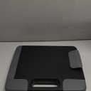 Portable Clipboard Folder with Storage, Plastic Storage Case with Side-Opening, Heavy Duty Clipboard, A4 Size Writing for Office, 14.5"x12"x 1.75", Black