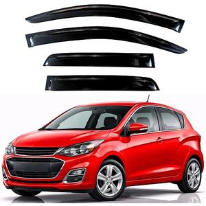 New KPY Window Visor Compatible with Chevrolet Spark 2016-2022,Rain Guard Window Vent Detectors Tabe-On Style 2016,2017,2018,2019,2020,2021,2022
