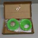 Voodonala for Challenger Front Foglights Fog Lights Lamps Protection Covers Trim Fit for 2015-2024+ Dodge Challenger Exterior Accessories, ABS Green 2pcs