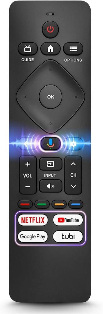 Voice Remote Control for Philips-TV-Remote-Replacement,for Philips Google Smart TVs URMT26CND002