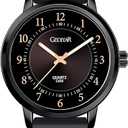 Waterproof Rose Gold Watches for Women Ladies Easy Reader Quartz Analog Watches for Nurse Medical Professionals Students Women