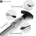 AM134404 Turn-to-Lock Spout Control Cable for John Deere 44'' 47'' 54'' 59'' 60'' Snow Thrower, Discharge Chute Angle Controller