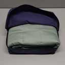 YnM 7lbs Weighted Blanket for Adults, Cotton Heavy Bed Throw Blanket for All Season Use, Ideal for ~60lbs (41x60 Inches, Twin Army Green)