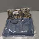 Womens High Waisted Jeans Cheetah Print Pants Wide Leg Jeans Leopard Pants Straight Leg Women Baggy Jeans Y2k (S)