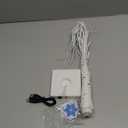 24'' Hanukkah LED Lighted Birch Tree with 12 Hanging Ornaments, Blue Lights Tabletop Pre-Lit Tree for Hanukkah Decorations, Battery/USB Operated Birch Tree for Home Table Mantel Decor