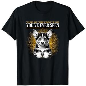 Cardigan Welsh Corgi Puppies T-Shirt, Size M