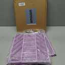 Marbrasse Wall File Holder 11-Tier Hanging Wall File Organizer, for Papers, Files Clipboard & Magazine Organizer, Wall Mount File Holder Great for Office Home (Purple)
