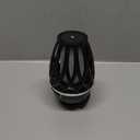 Outdoor Bluetooth Speakers, Wireless Speaker with LED Flame Speaker,Ipx5 Waterproof Design, Bluetooth 5.0 LED Flame Lamp for Outdoor Party, Camping and Desktop Decoration (Black)