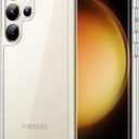 JETech Case for Samsung Galaxy S23 Ultra 5G 6.8-Inch, Non-Yellowing Shockproof Bumper Protective Phone Cover, Anti-Scratch Hard PC Back (Clear)