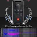 Neckband Bluetooth Headphones, Retractable Headphone Bluetooth 5.3 & IPX5 Waterproof, Neckband Headphones 18H Playback with ANC for Fitness/Office