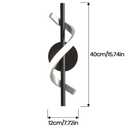 EIDEARAY Modern Wall Sconces, 9W Wall Lighting Fixture Lamps LED Aluminum Wall Lamps for Bedroom Living Room Hallway Hotel Indoor (White-Warm White)-13.7 inch