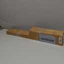 Ivilon Drapery Treatment Window Curtain Rod - Square Design 1 1/8 Rod. 28 to 48 Inch. Black