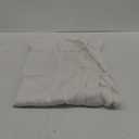 Linen Tablecloth Ruffle Patchwork Rectangle Farmhouse Vintage Tablecloth Washable Kitchen Banquet Tablecloth for 4-5 Feet Long Tablecloth 60''x71'' Natural