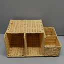 LELLOBABY X Hampton BABY - Deluxe Rattan Diaper Caddy