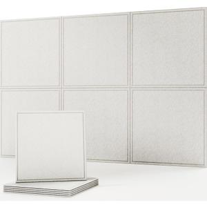 Sound Absorbing Panels, Acoustic Wall Panels, Sound Dampening, 6 Pack