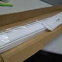 KUZRZNH Double Row Ceiling Curtain Track System, White, 7.9ft (2.4m)