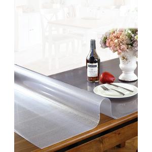 Custom 36x68 Inch Plastic Desk Cover, 1.5mm Thick Clear Table Pad Mat, Tablecloth Protector for End Table, Night Stand, Dresser