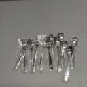 LIANYU Kids Silverware Set, 14 Pieces Stainless Steel Toddler Utensil Set with Small 7 Forks and 7 Spoons, Children Safe Flatware Cutlery for Self-Feeding, Food Grade & Cute Pattern, Dishwasher Safe