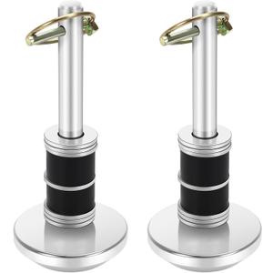 RGQSUN 2PCS Snow Plow Skid Shoes Snowplow Compatible with ATV UTV Moose (5/8" Shaft Size),Replacement Tractor Snow Plow Blade