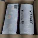 Clean Conscious Overnight Diapers | Up to 12 Hours of Protection | Hypoallergenic + Fragrance Free | Cozy Cloud + Star Signs | Size 6, 34 Count Club Box