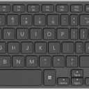 Rapoo E900T Portable Wireless Keyboard with Touchpad, Multi-Device HTPC Keyboard for PC-Connected TV/Tablet/Steam Deck/Gaming Console/Raspberry Pi/Mini PC - Support Touch Gestures for Windows & Mac (Black)