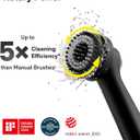 HOTO Wand Cordless Spin Scrubber, Electric Rechargeble Grout Cleaning Brush, IPX7 Waterproof Bathroom Scrubber, 12 Replaceable Brush Heads Version Power Scrubber for Grout, Tiles, Corners, Crevices