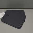 KitchenAid Ribbed Soft Silicone Pot Holder 2-Pack Set, Charcoal Grey, 7"x9"